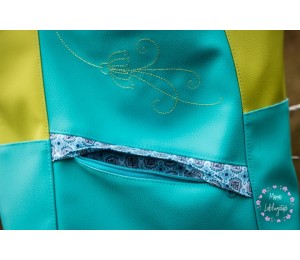 Stickserie - Flower Swirls Line Art